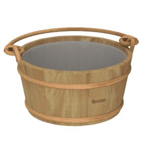 Wooden Pail 9L with Plastic Insert 300-HD