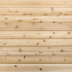 Premium grade Knotty red western cedar.1×4 11/16 T&G cedar lining for walls & ceiling.