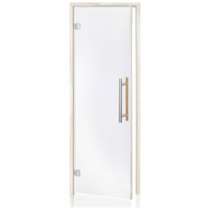 Alder Frame Door Benelux  Clear Glass 700x1900mm (27 1/8″ x 74 3/8″)  Left or Right Hand Opening