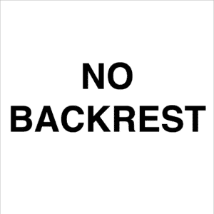 No Backrest