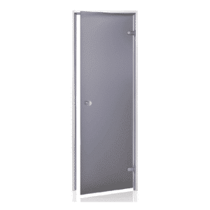 Steam Room Andres Aluminum Frame Frosted Grey Glass Door690x1895mm(27 1/8" x 74 5/8")Left/Right Hand