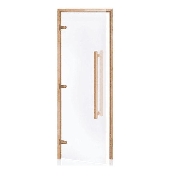 Alder Frame Door with Long Handle Clear Glass690x1890mm(27 1/8" x 74 3/8")Left Hand Opening