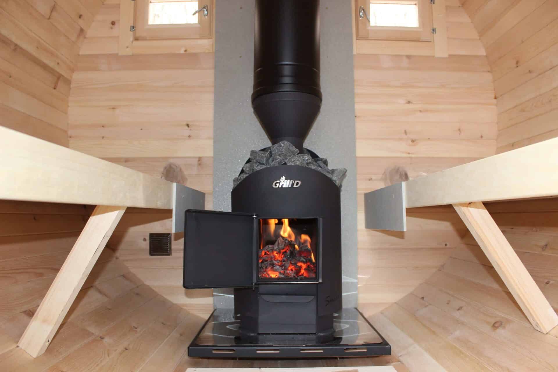 Grill'D Aurora mini ShortWood-Burning Sauna Heater / Stove