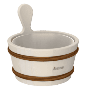 Sauna Bucket 4L with Plastic Insert340-A