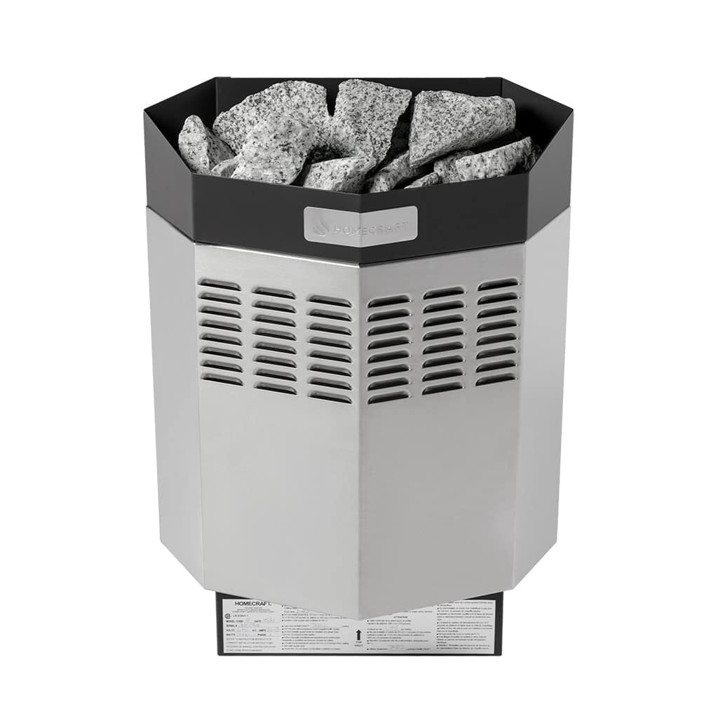 HOMECRAFT Electric Heater 5 kW with TKE2-2 Digital Control and Sauna Stones