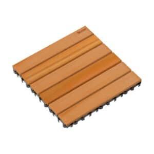Wooden Floor Mat Block Cedar, 285 x 285 mm